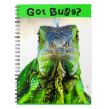 Spiral Notebook Iguana Write?
