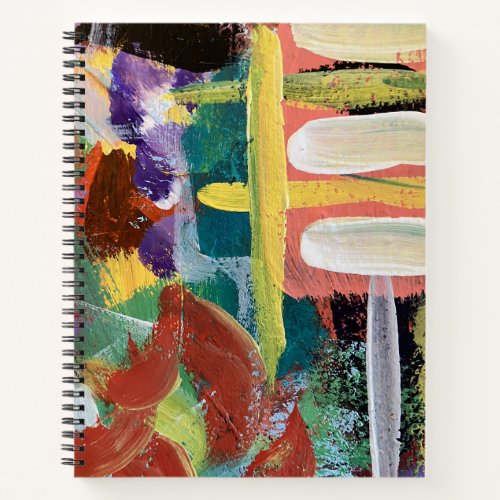 Spiral Notebook in Candywood design
