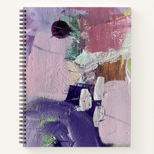 Spiral Notebook in Pink Marshmallow design