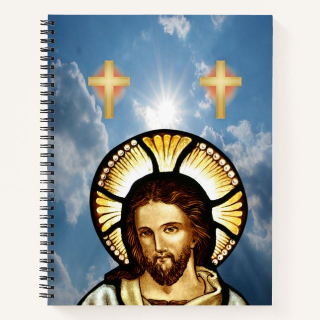 Spiral Notebook Jesus (Front)