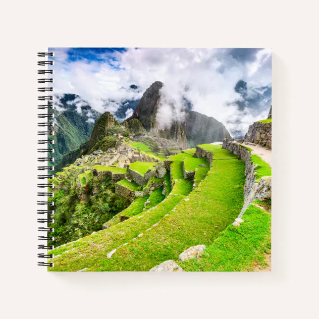 Spiral Notebook Machu Picchu, Cusco - Peru (Front)