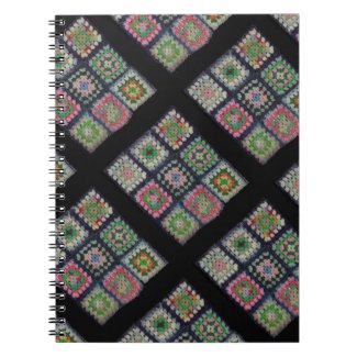 Spiral Notebook - Nine Patch Afghan
