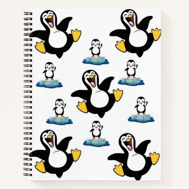 Spiral Notebook Penguin (Front)