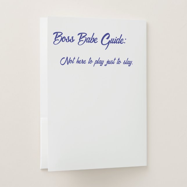 Spiral Notebook Pocket Folder (Back)