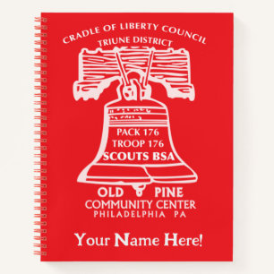 Spiral Notebook - Red (Personalized)