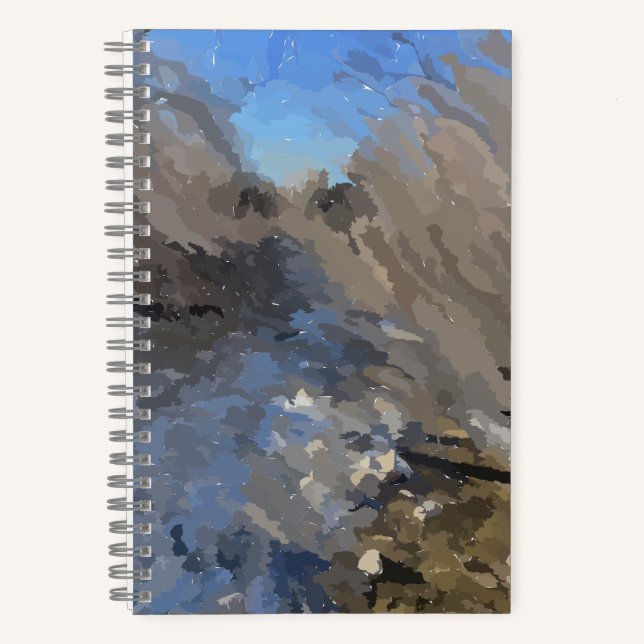 Spiral Notebook River Scene (Front)