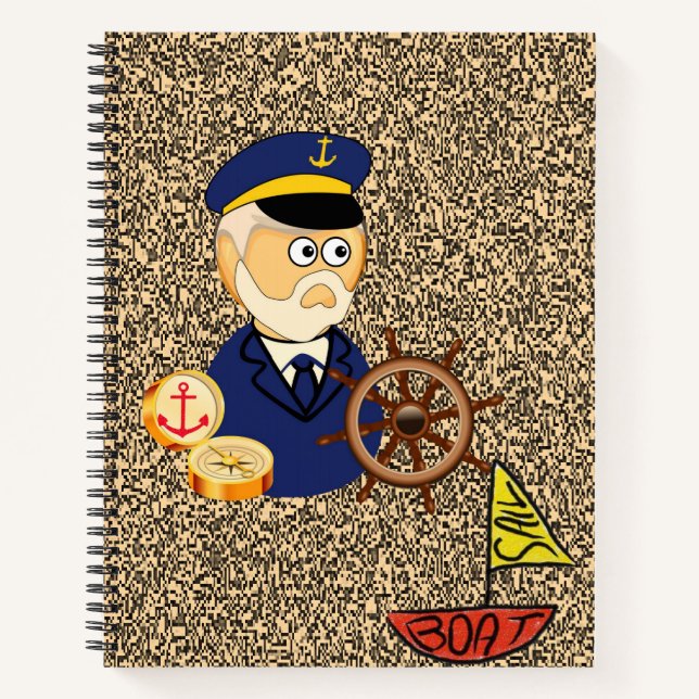 Spiral Notebook Sailboat (Front)