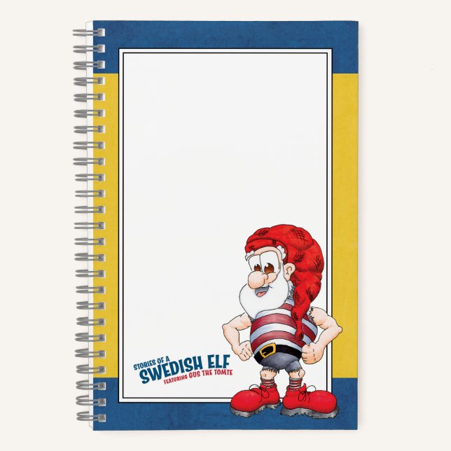 Spiral Notebook - STORIES OF A SWEDISH ELF - Color (Front)