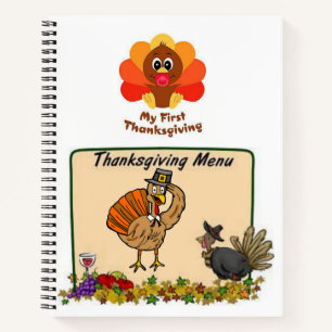 Spiral Notebook Thanksgiving