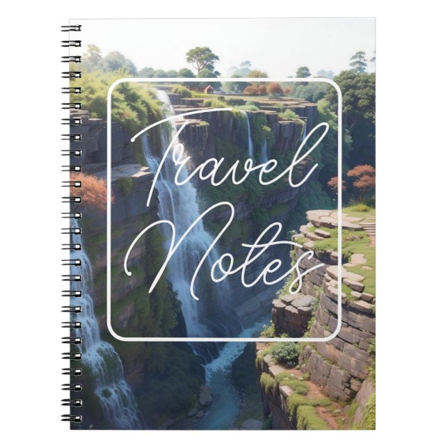 Spiral Notebook - Travel notes - Nature background (Front)