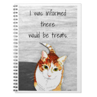 Spiral Notebook: Treats for Hobbes Notebook