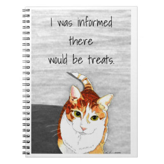 Spiral Notebook: Treats for Hobbes Notebook