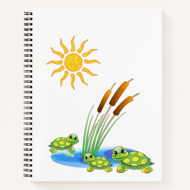 Spiral Notebook Turtle (Front)