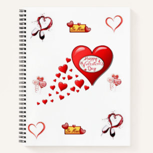 Spiral Notebook Valentine's Day
