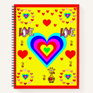 Spiral Notebook Valentine's Day