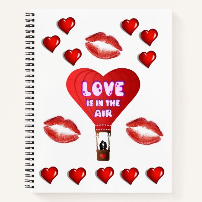 Spiral Notebook Valentine's Day (Front)