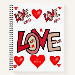 Spiral Notebook Valentine's Day