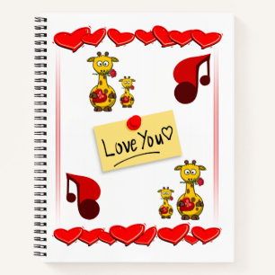 Spiral Notebook Valentine's Day