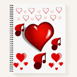 Spiral Notebook Valentine's Day