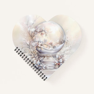 Spiral Notebook-Victorian Winter Christmas Spiral Notebook