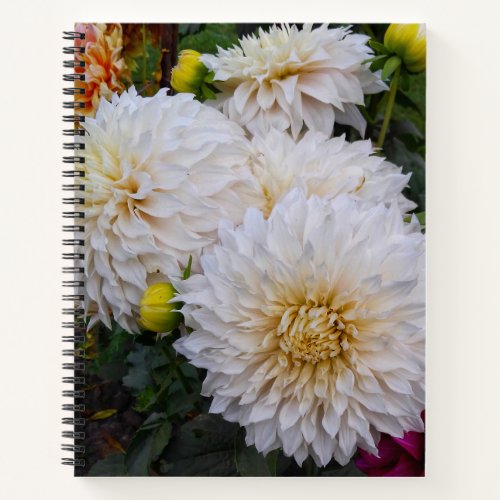 Spiral Notebook with flowers on front