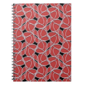Spiral Notebook with Rockin' Design
