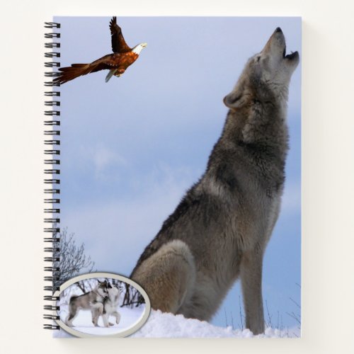 Spiral Notebook Wolf