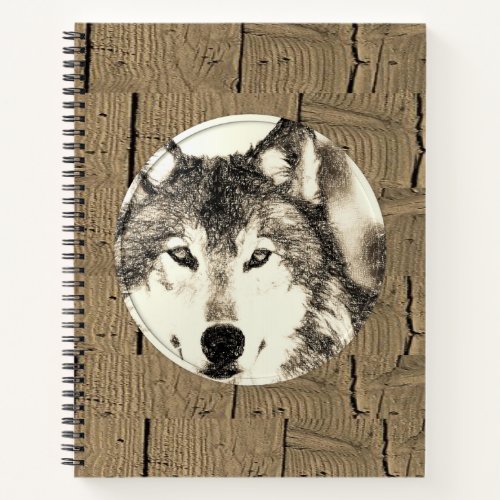 Spiral Notebook Wolf