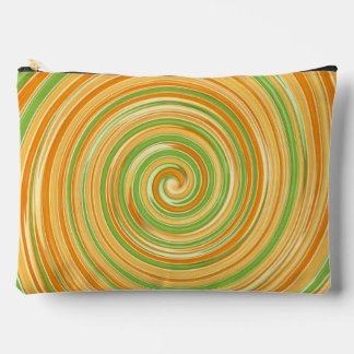 Spiral of Fun Citrus Colors Accessory Pouch