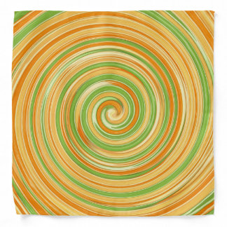Spiral of Fun Citrus Colors Bandana