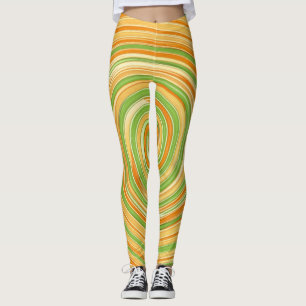 Spiral of Fun Citrus Colors Leggings