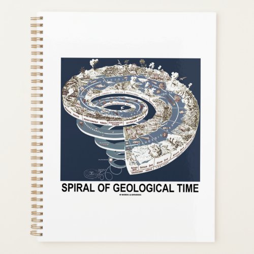 Spiral Of Geological Time Earths History Spiral Planner