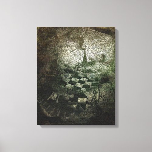 Spiral of time canvas print