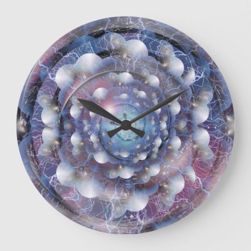 Spiral of time large clock