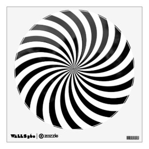 Spiral Optical Illusion Wall Decal