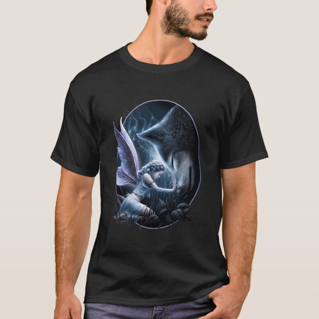 Spiral Original Sacred Bond Fairy And Wolf T-Shirt (Front)