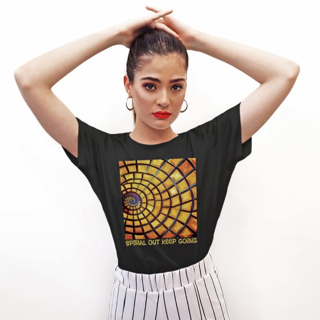 Spiral Out Keep Going - Fibonacci Gold Tee (Creator Uploaded)