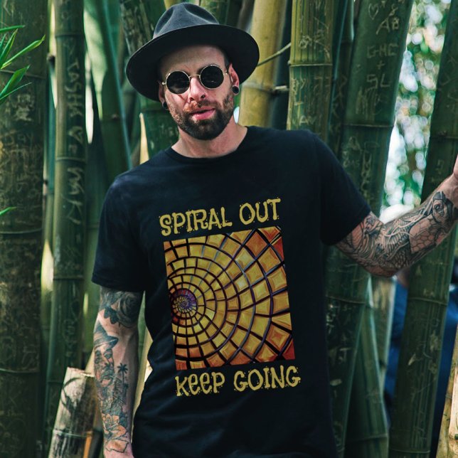 Spiral Out Keep Going - Fibonacci Sequence Tee (Creator Uploaded)