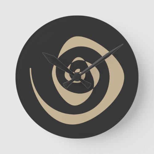 spiral pattern design round clock