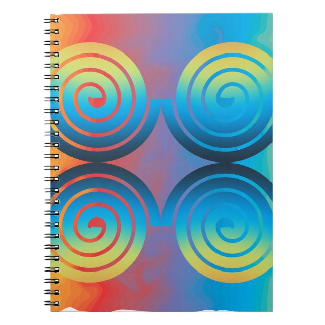 SPIRAL PATTERN NOTEBOOK (Front)