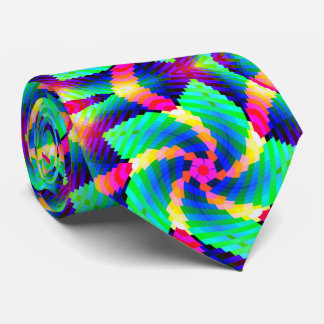 Spiral Pentagon Starfish Neck Tie