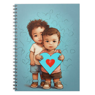 Spiral Photo Notebook - Cute Baby Brother 