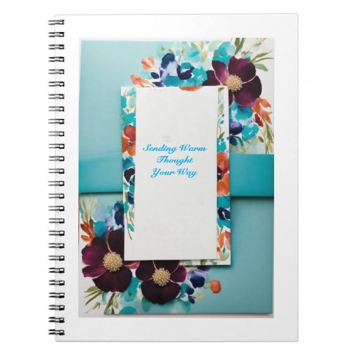 Spiral Photo Notebook Floral Harmony