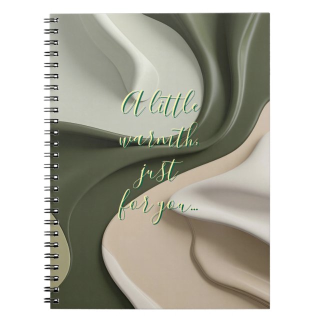Spiral photo notebook in stylish graphic (Front)