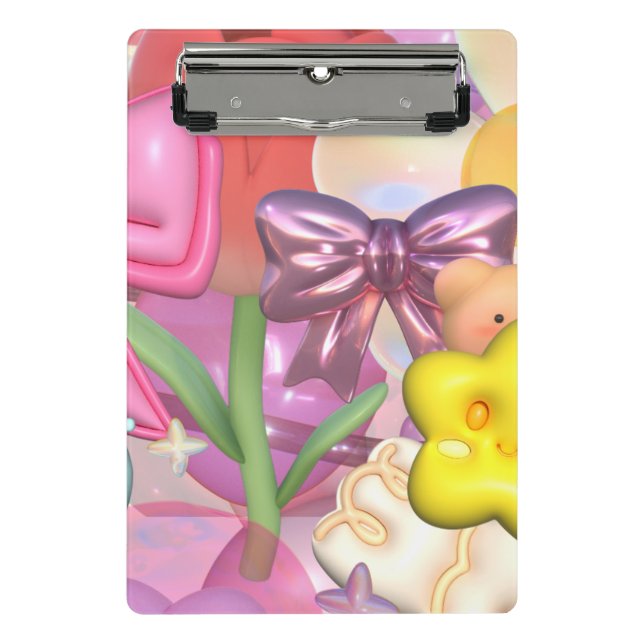 Spiral Photo Notebook Mini Clipboard (Front)