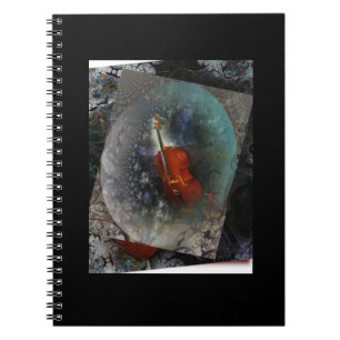 Spiral Photo Notebook Music Cello