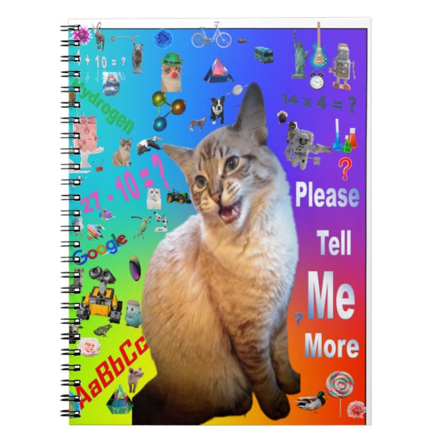  Spiral Photo Notebook Ragdoll Cat (Front)