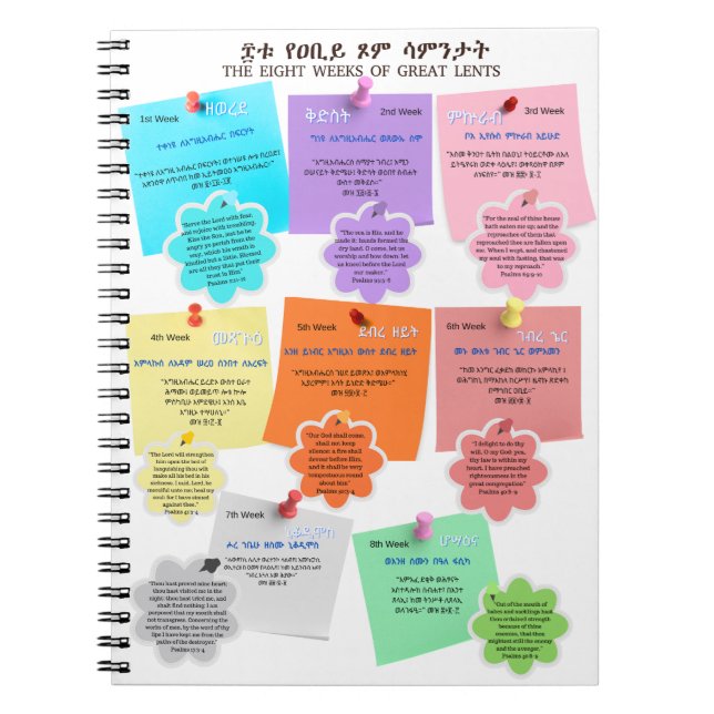 Spiral Photo Notebook -The Eight Weeks of Great Le (Front)