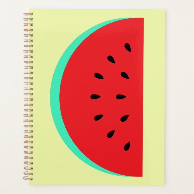 Spiral Photo Notebook with melon (Front)