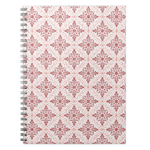 Spiral Photo Notebook with Red and Pink Design